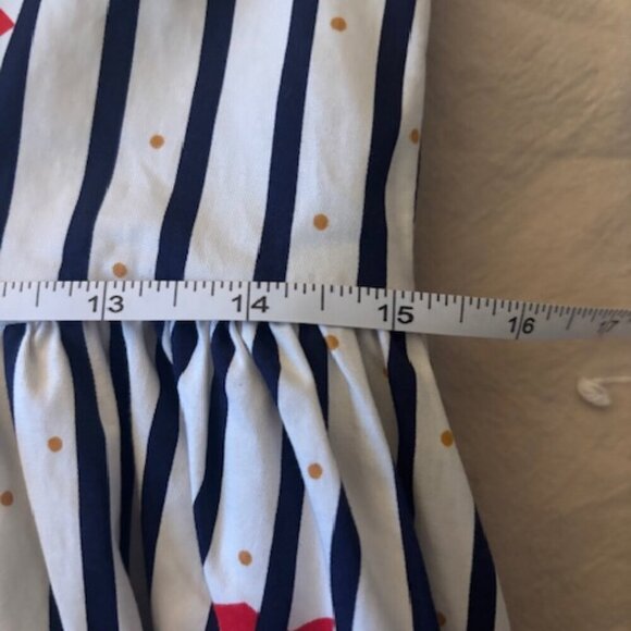 RARE FIND MODCLOTH/Frock Shop - open back fit & flare dress w/pockets size L - Picture 7 of 8